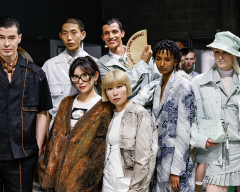 Feng Chen Wang SS25 PFW Backstage Photos