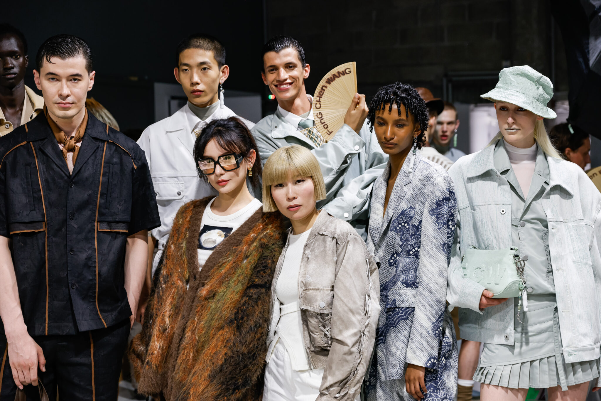 Feng Chen Wang SS25 PFW Backstage Photos